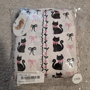 The Sleepy Sloth Hisses and Hexes Crib Sheet